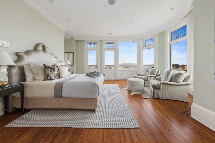 Master suite with a view