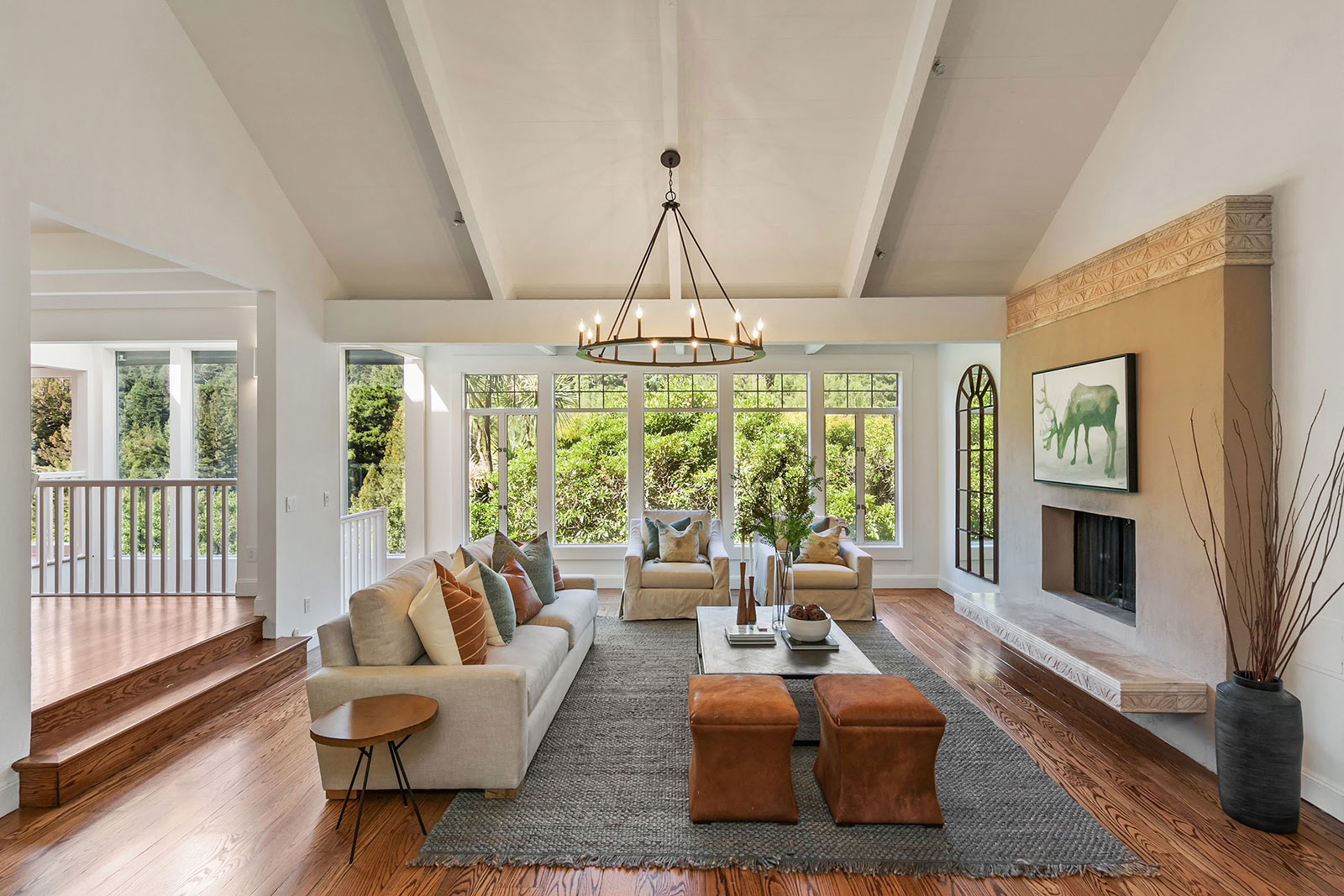 Mill Valley home living room