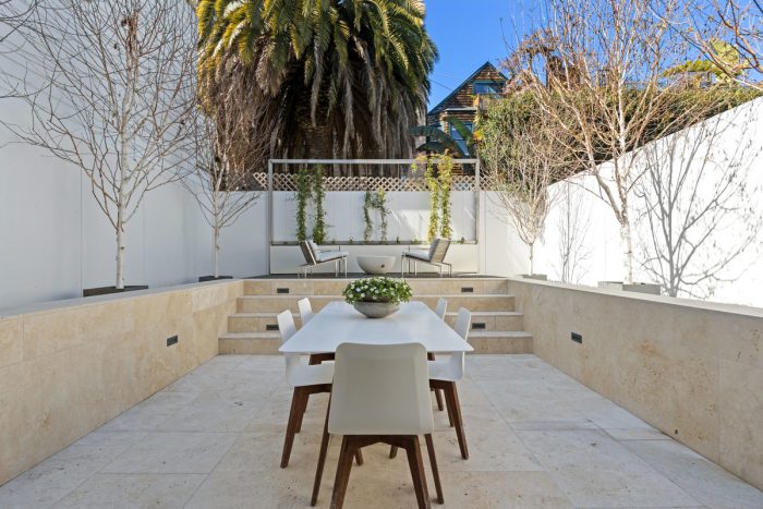 subterranean dining area