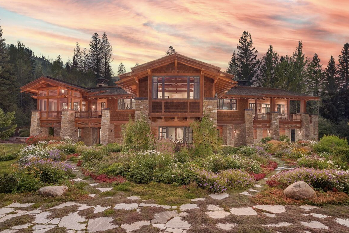 Jackson Hole Resort at sunset