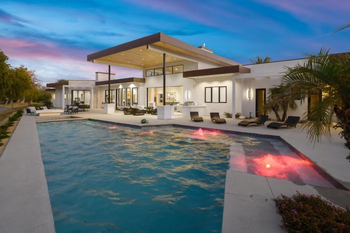 Palm Springs pool home.