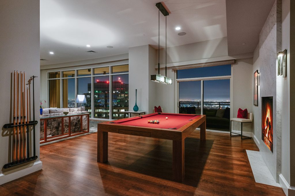 Home of the Week: Matthew Perry’s astonishing LA sky palace pool table