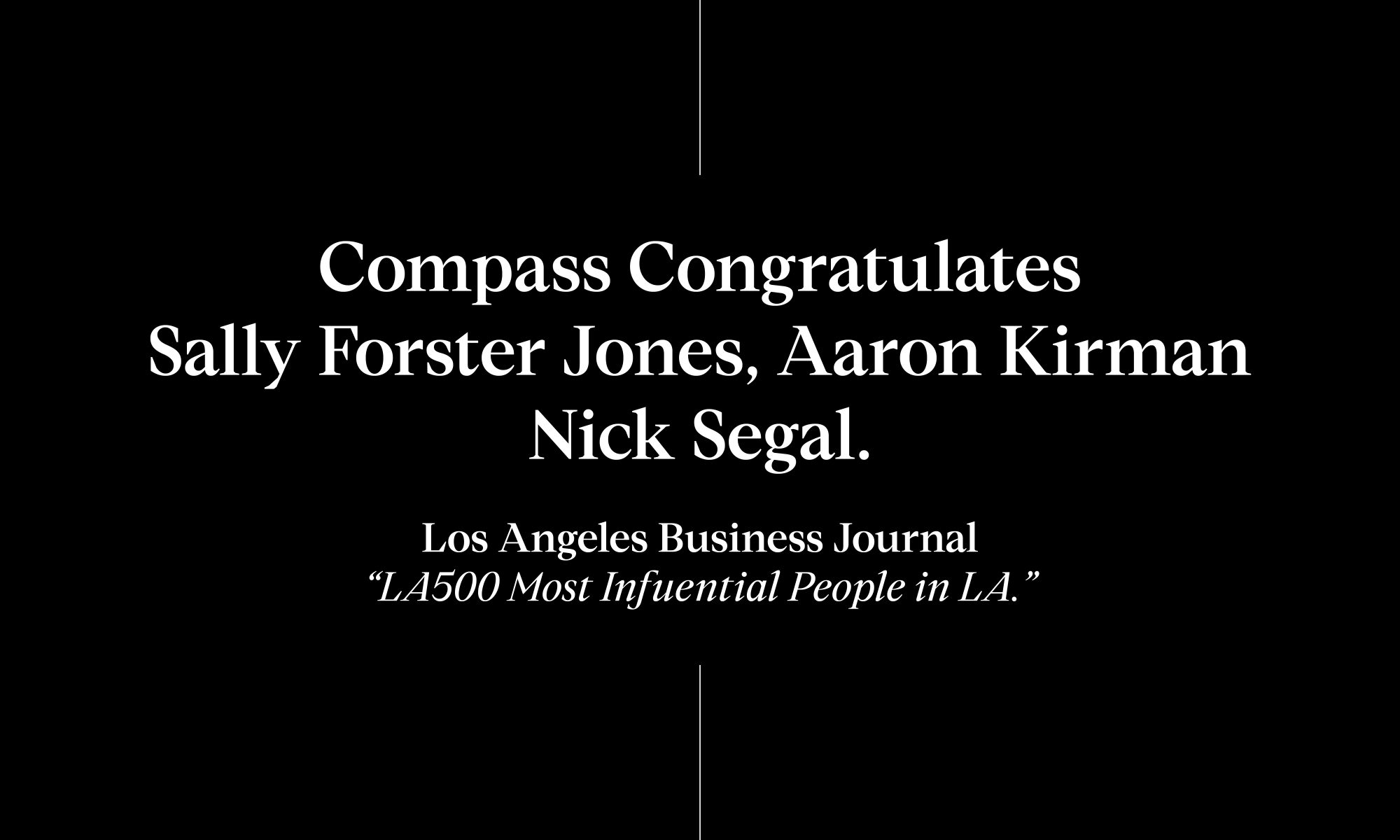 compass congratulations