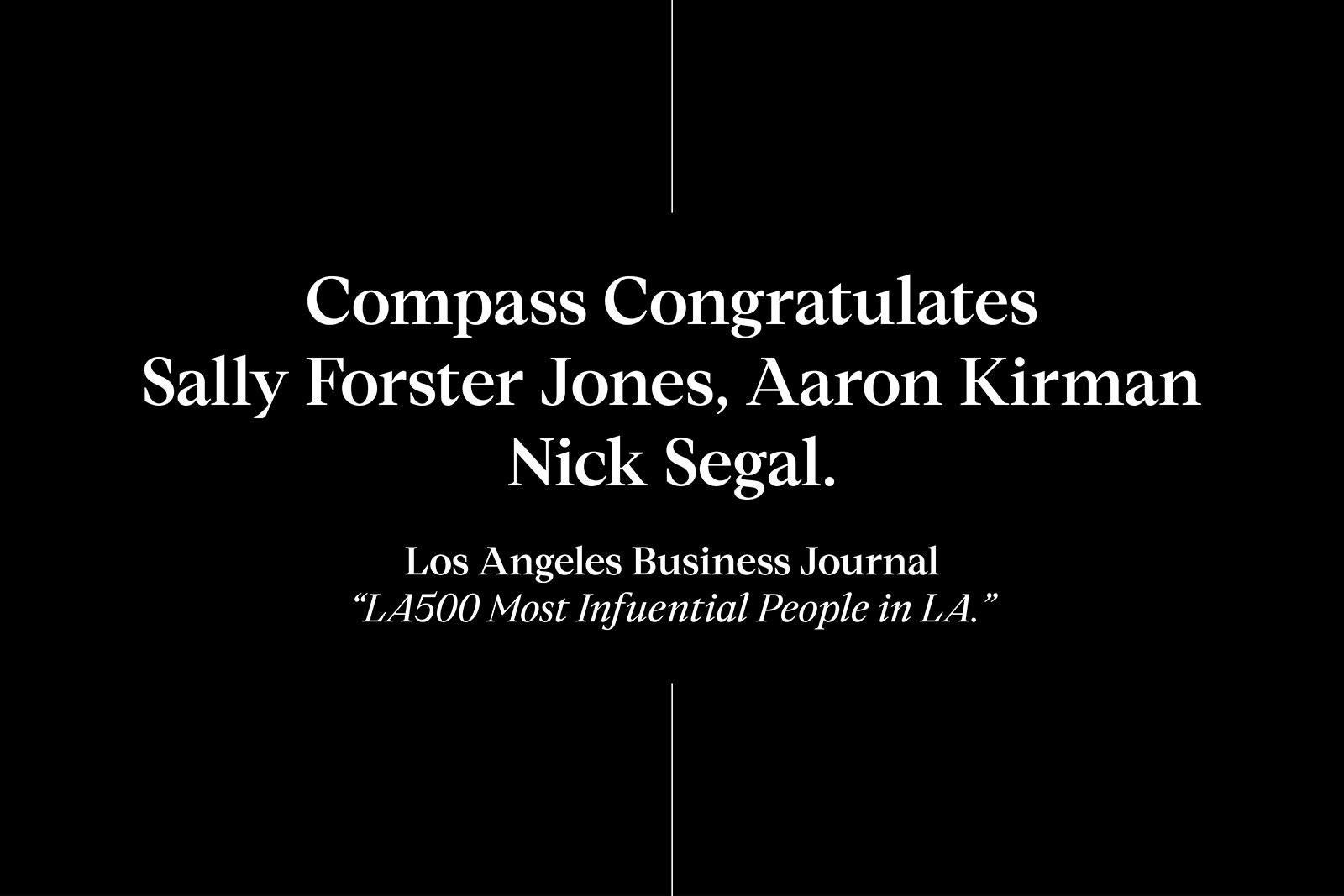 compass congratulations