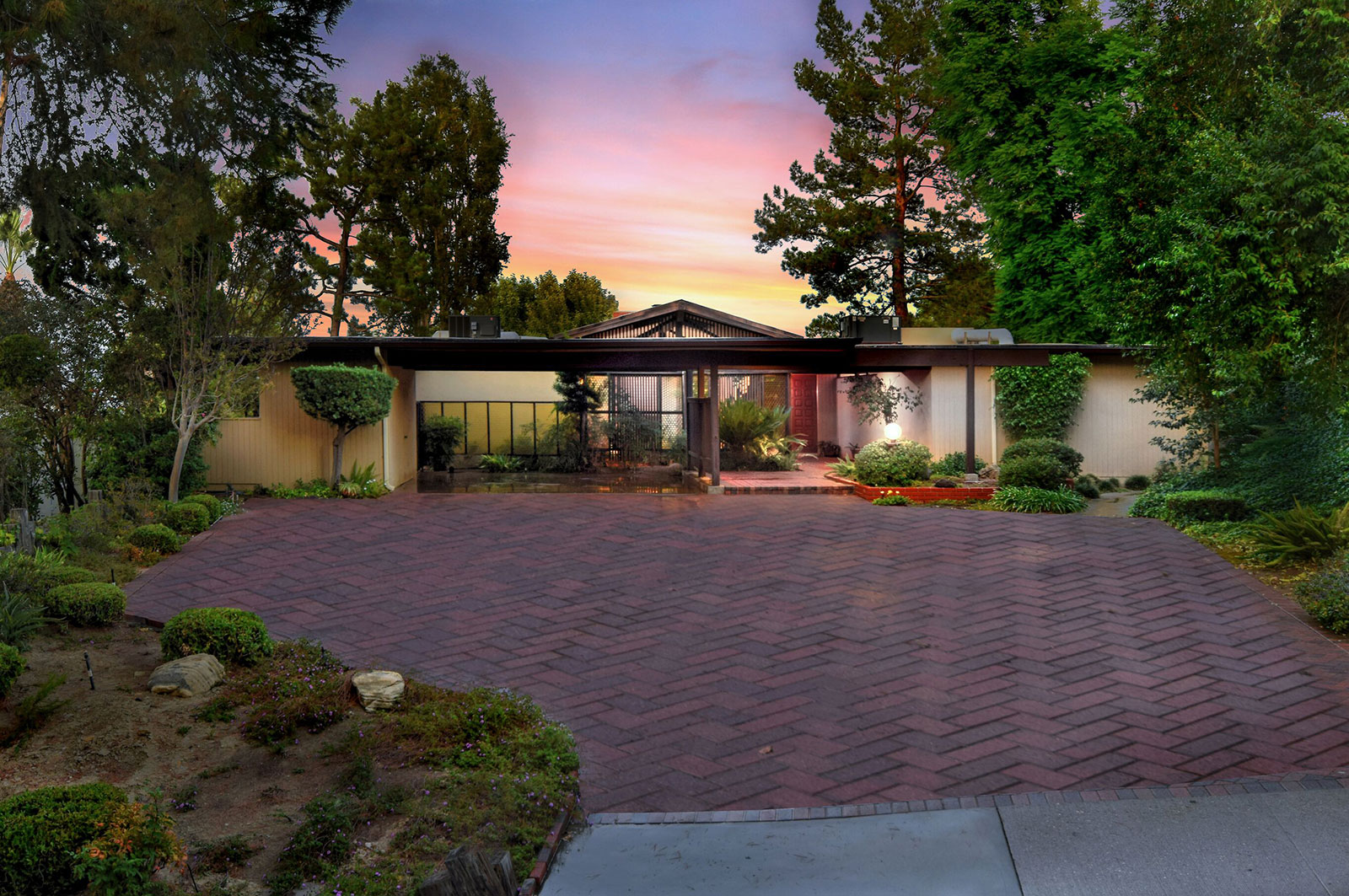 exterior of Tarzana home