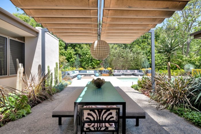 Compass out door dining area