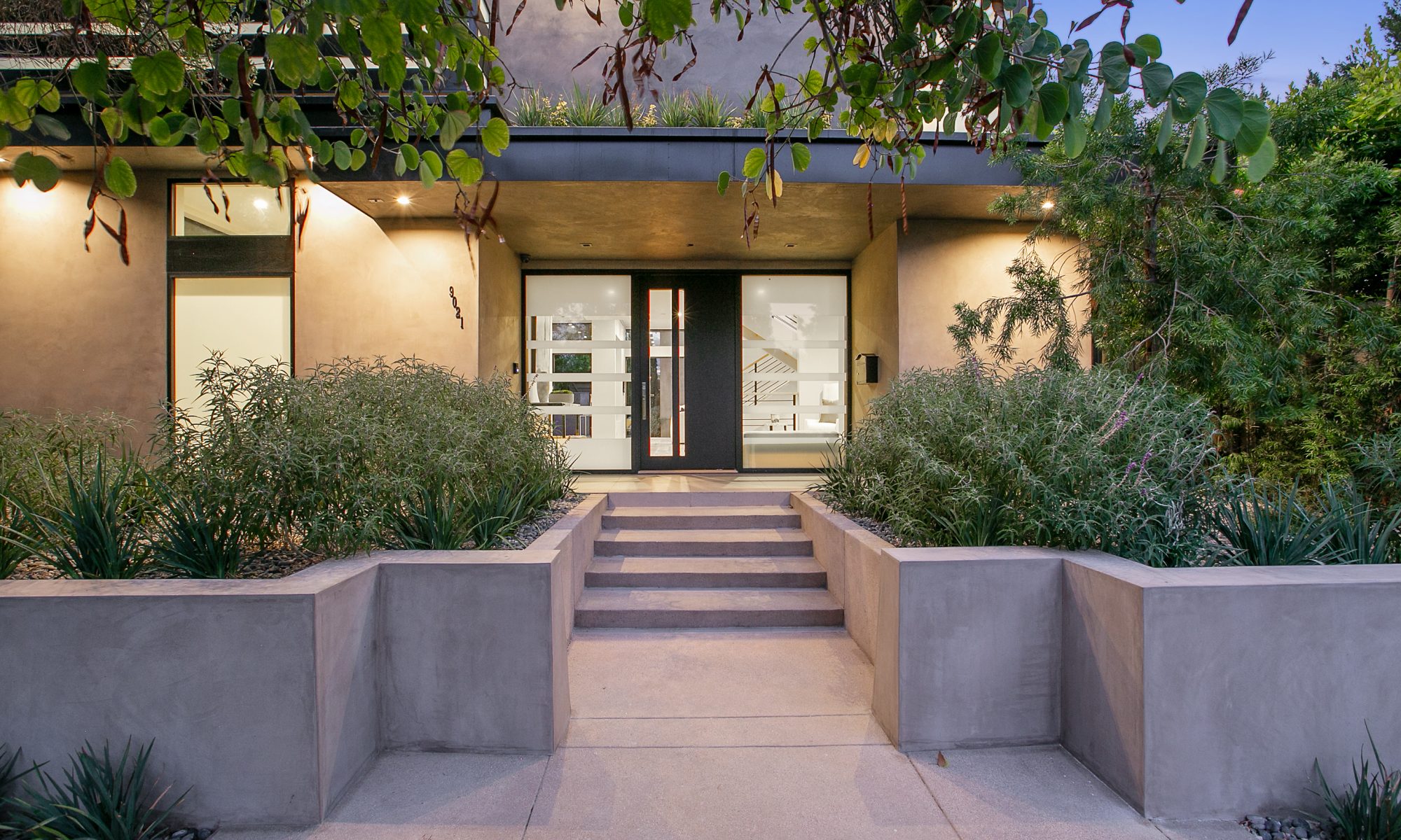 West Hollywood home entry