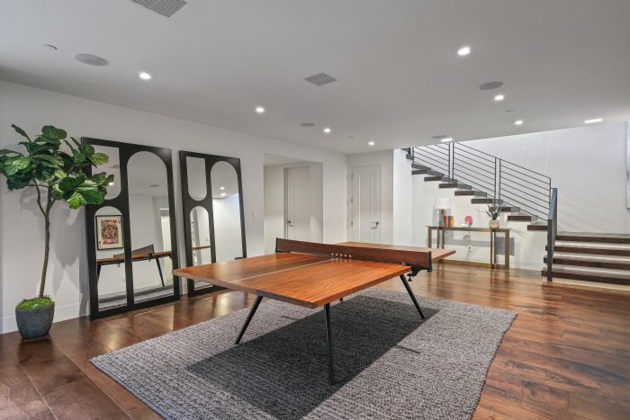 beautiful wood ping pong table