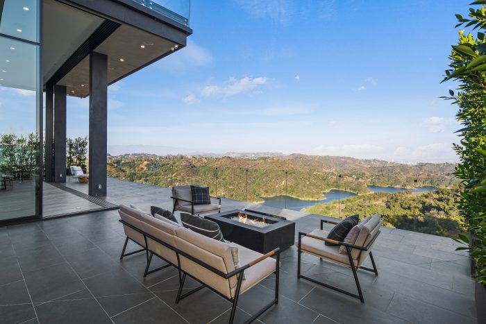 Open kitchen in estate
