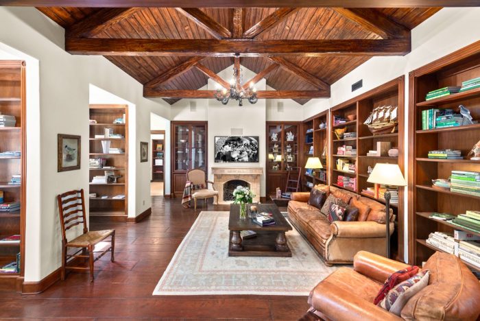 Interior of Topanga house