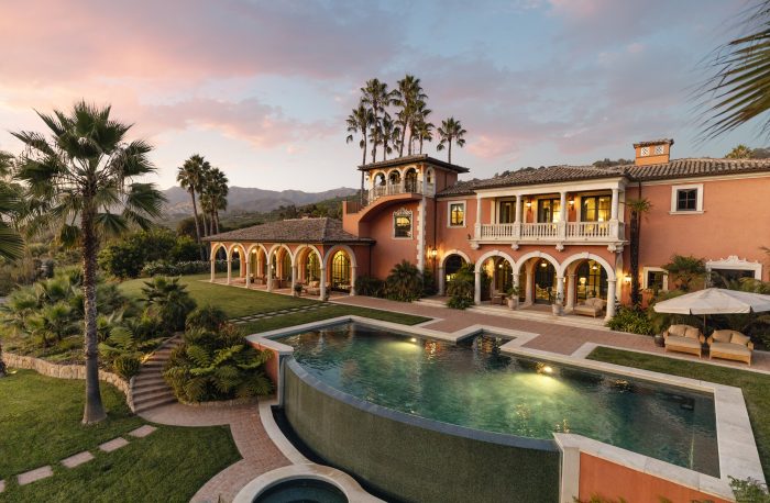 Breathtaking Tuscan-inspired estate set in scenic Carpinteria