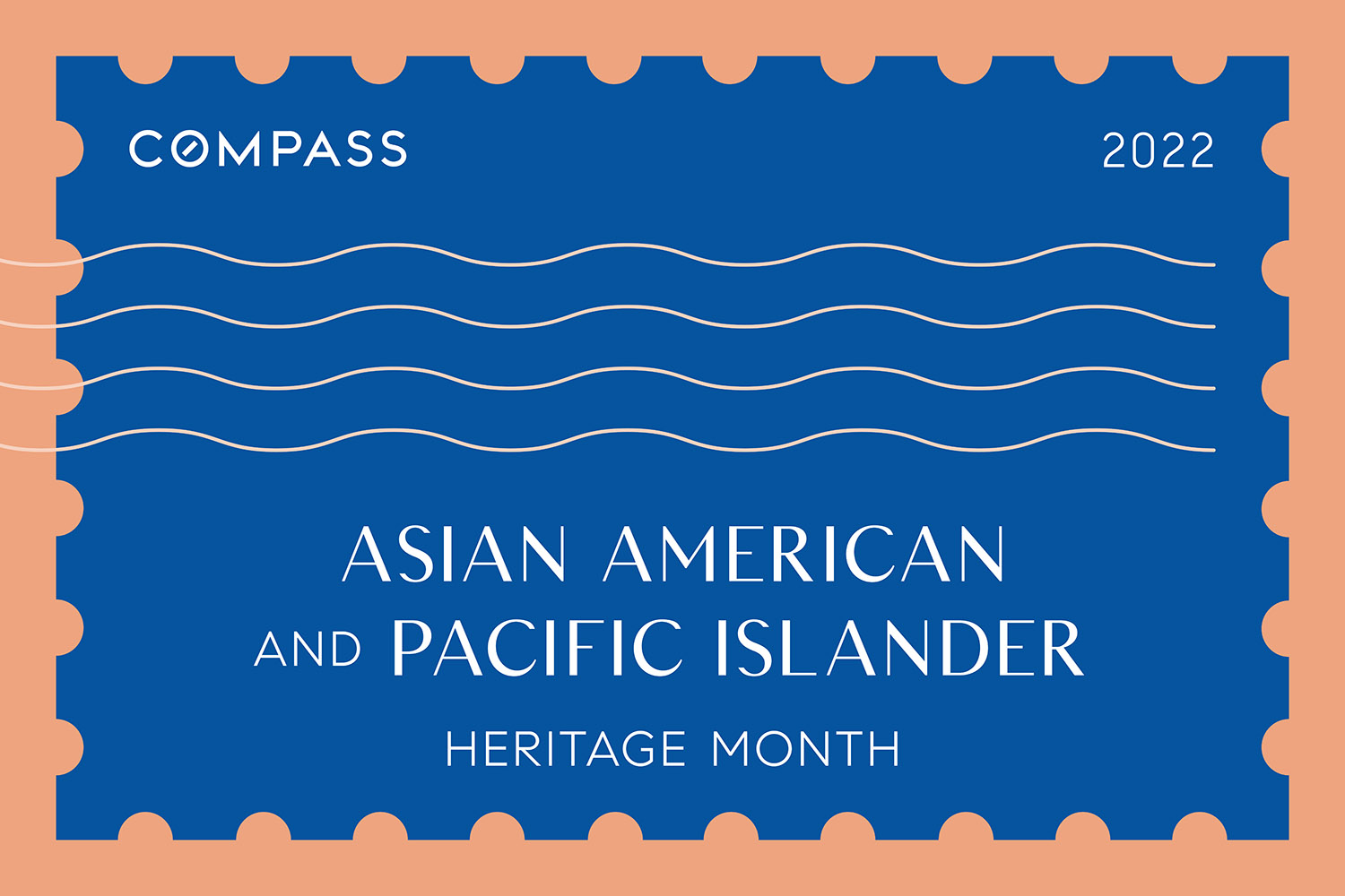 AsianAmericanPacificIslanderHeritageMonthbannerbluebackgroungwhitetextgoldyellowborder