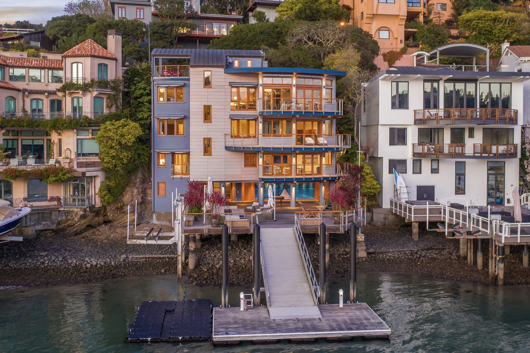 Belvedere water front home compass real estate