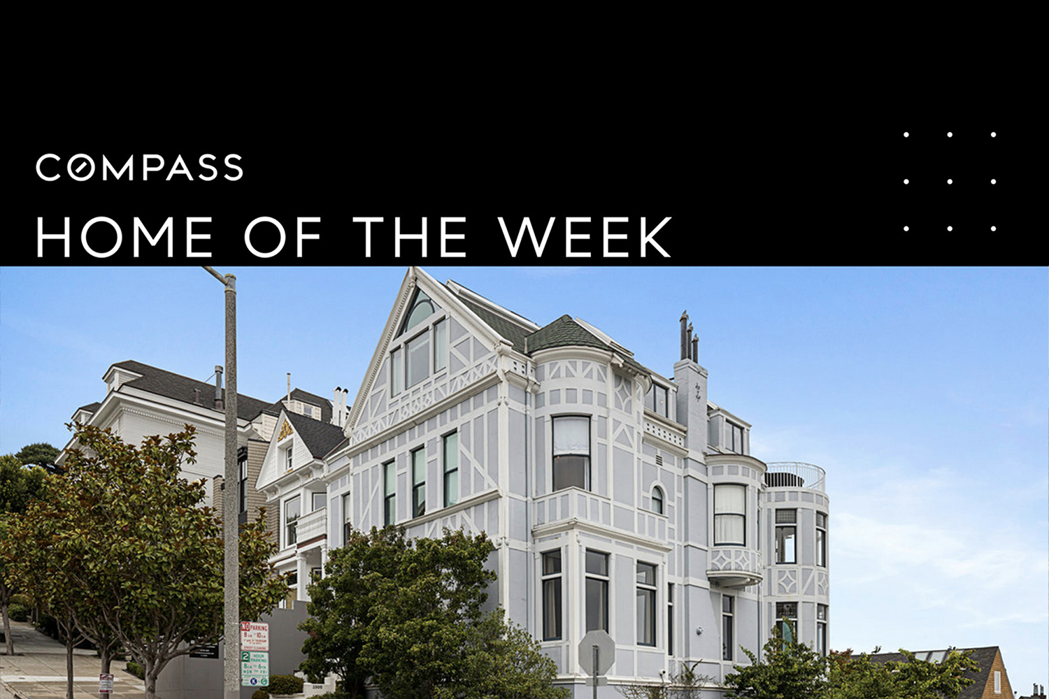 Exterior of Pacific Heights home SF