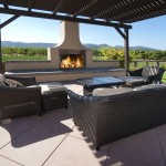 Exterior Fireplace DSC_5439 55 Hunter Ranch Road, Napa