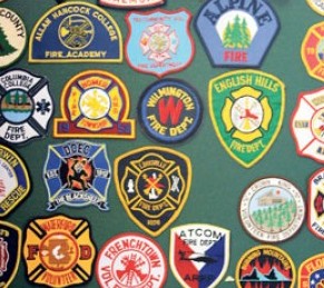 Napa Valley Firefighter Museum Collection of Patches