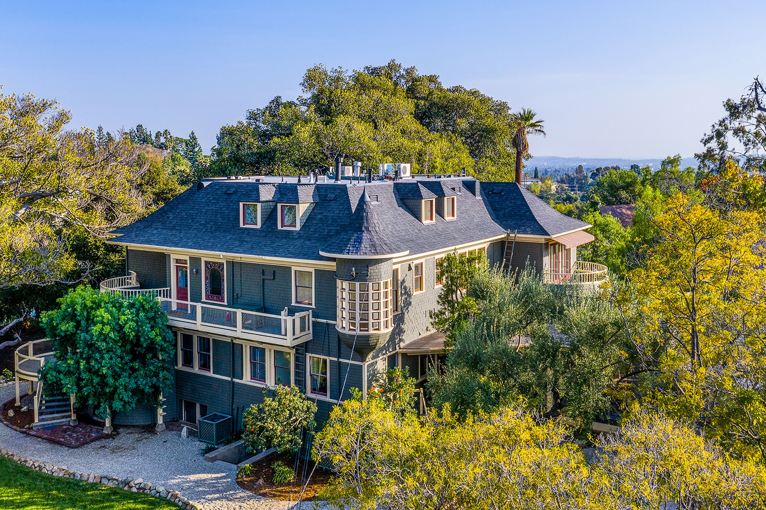 View of Grace Mansion Southern California