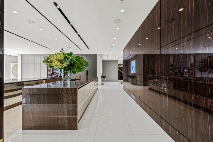 A Scavolini kitchen with dual islands.