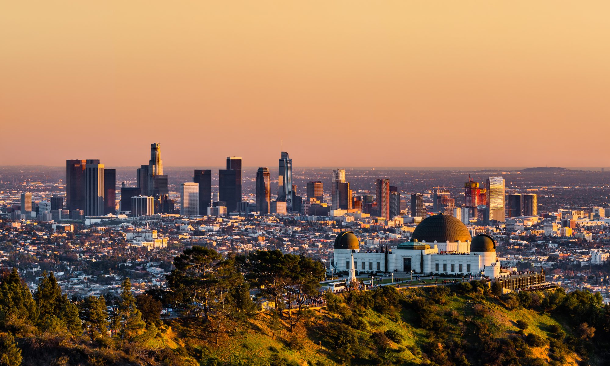 Los Angeles at sunset