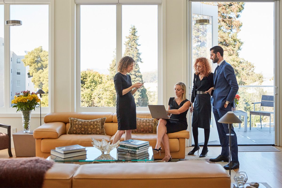 Nina Hatvany and team San Francisco Compass