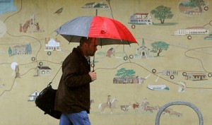 Orinda BART Mural, Contra Costa Times