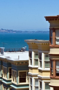 View of San Francisco looking over the Bay