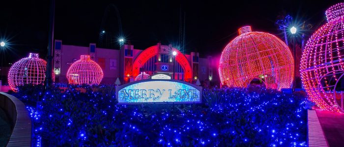 Six flags light show