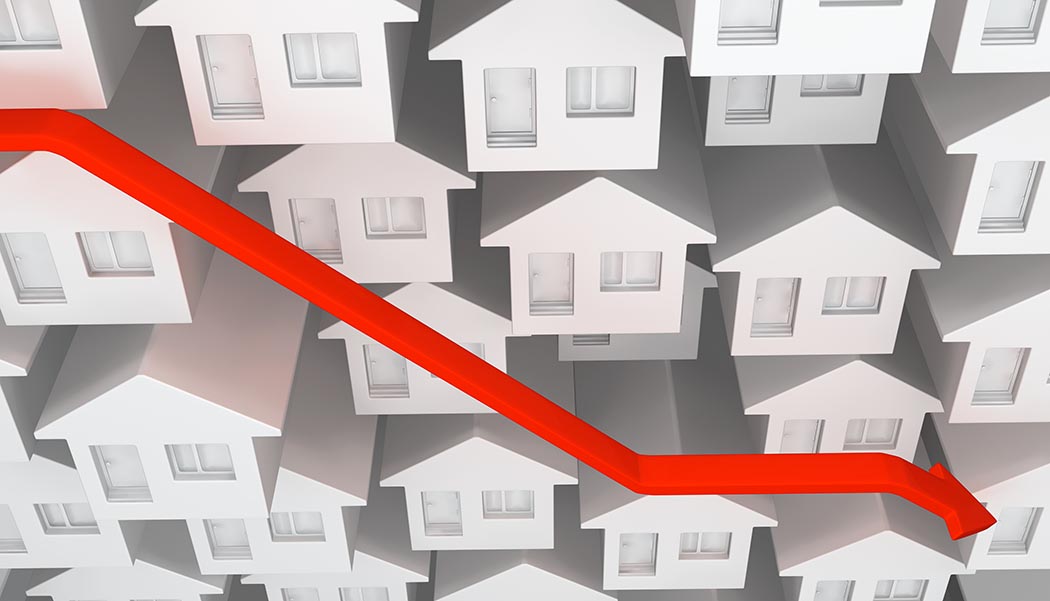 White Houses Decline Arrow