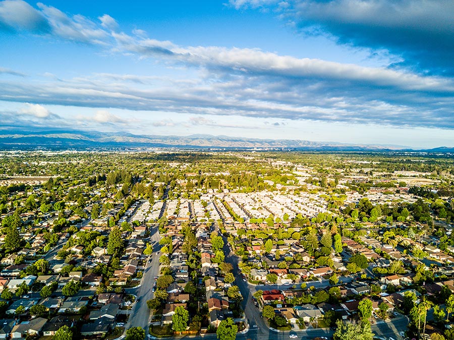 Drone View Silicon Valley