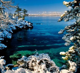 Lake Tahoe Scenic Winter Frame