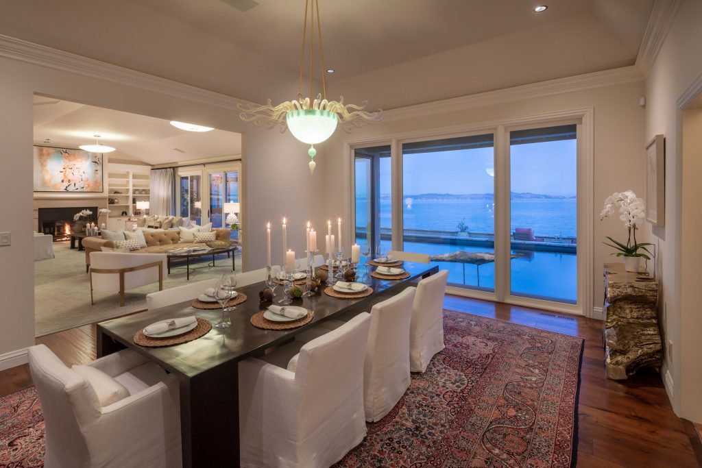 Showing Bayfront home dining room