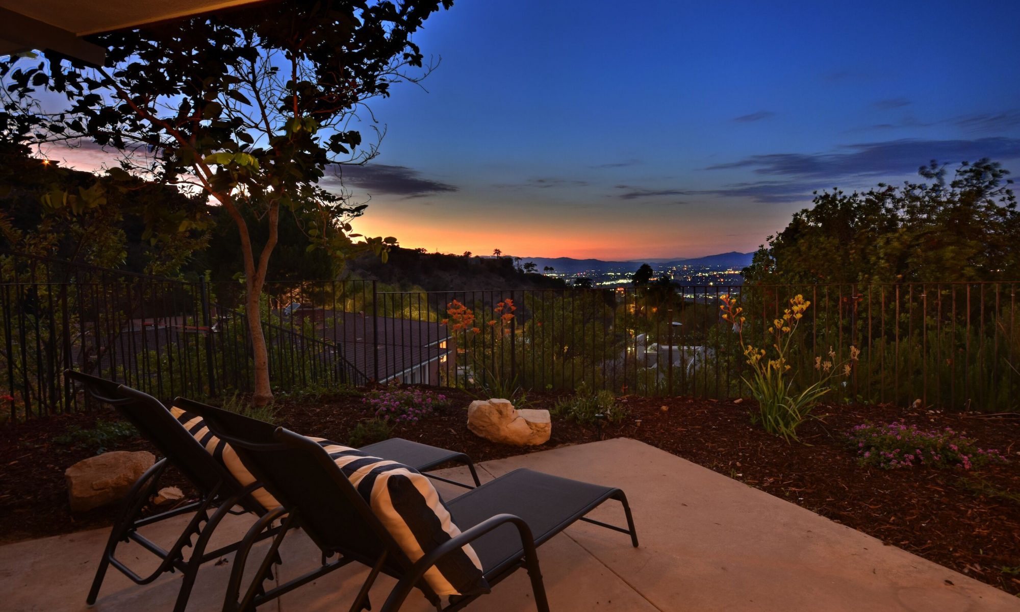 view from Sherman oaks patio