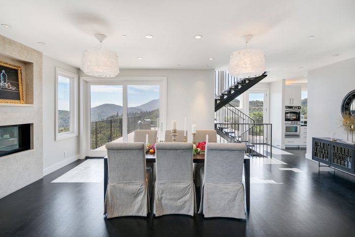 dining room of mt tam estate.