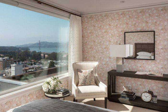 Fully redone Pacific Heights showpiece with stunning Bay views