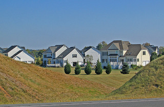 Suburban housing development