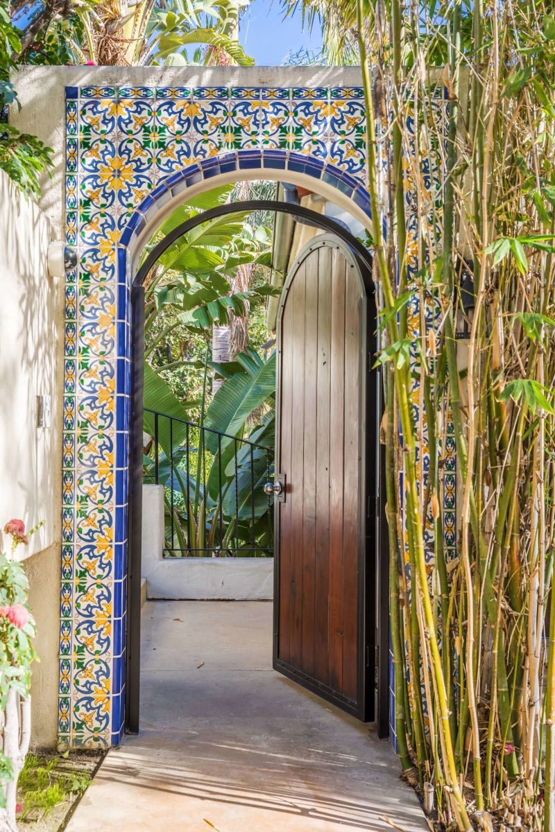 tile garden door