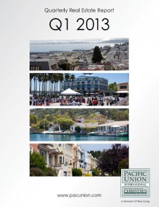 q12013 Cover of Pacific Union's Q1 2013 Real Estate Report