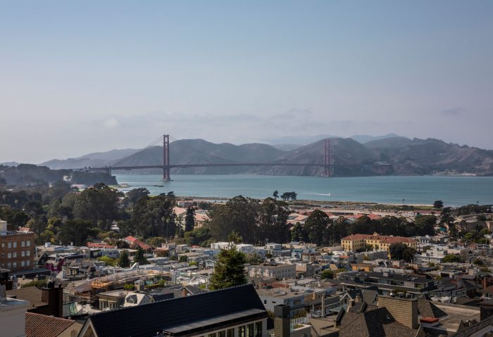 Fully redone Pacific Heights showpiece with stunning Bay views