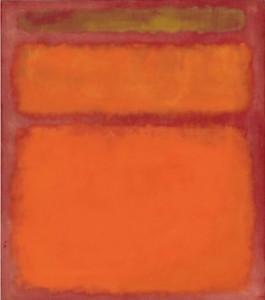 rothkopainting Mark Rothko's painting “Orange, Red, Yellow.”