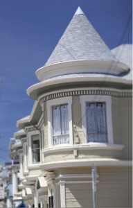 rowofhomes Photo of Victorian facades.