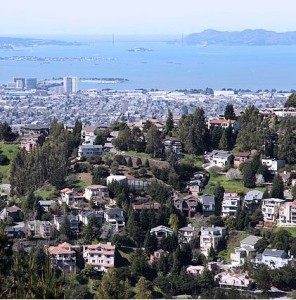 skyline View from Oakland's Skyline Boulevard