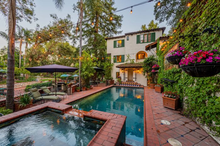 Pool in Spanish home