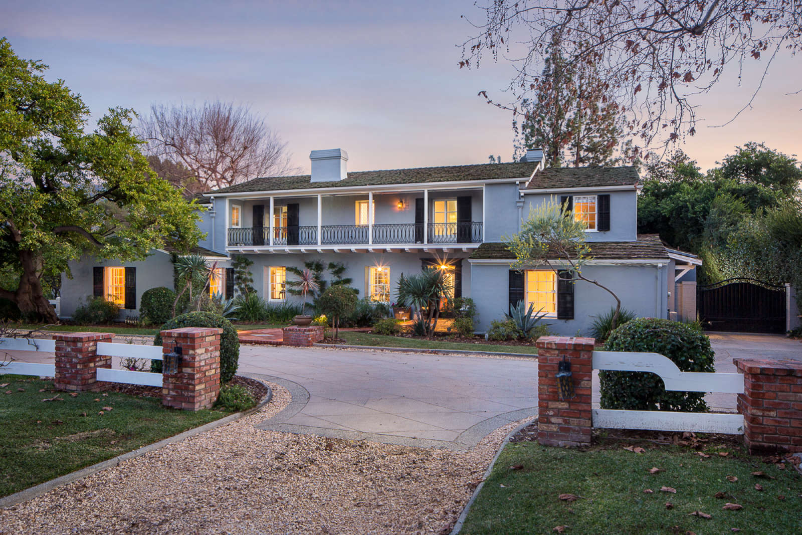 Monterey Colonial Estate Front view